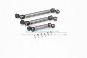 GPM TRX6037SA STEEL ALUMINIUM FRONT CENTER REAR CVD DRIVE SHAFT TRAXXAS TRX-6 - TRX6037SA-GS