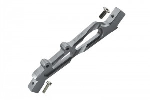 GPM MAF016F ALUMINUM FRONT CHASSIS BRACE ARA320511 1/7 4WD LIMITLESS ALL-ROAD SPEED BASH ARA109011 - SILVER - MAF016F-S