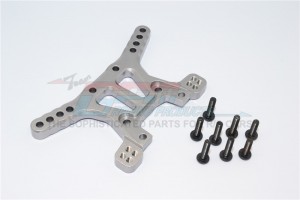 GPM XO028 ALUMINIUM FRONT 4MM ADJUSTABLE SHOCK TOWER TRAXXAS XO-01 SUPER CAR - Gun silver - XO028-GS