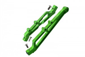 GPM MAF016FR ALUMINUM FRONT & REAR CHASSIS BRACE ARA320511 1/7 4WD LIMITLESS ALL-ROAD SPEED BASH ARA109011 - GREEN - MAF016FR-G