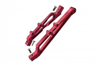 GPM MAF016FR ALUMINUM FRONT & REAR CHASSIS BRACE ARA320511 1/7 4WD LIMITLESS ALL-ROAD SPEED BASH ARA109011 - RED - MAF016FR-R