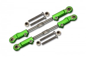 GPM MAK057S ALUMINUM STAINLESS STEEL REAR UPPER ARM TIE ROD ARRMA OUTCAST TALION  6S BLX - GREEN - MAK057S-G