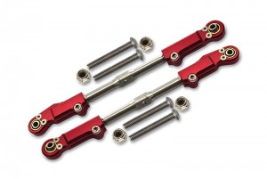 GPM MAK057S ALUMINUM STAINLESS STEEL REAR UPPER ARM TIE ROD ARRMA OUTCAST TALION  6S BLX - RED - MAK057S-R