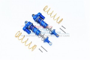 GPM TXMS125F/R/L ALUMINUM FRONT/REAR L-SHAPE PIGGY BACK SPRING DAMPERS 125MM 1/10 4WD MAXX MONSTER TRUCK -89076 - BLUE - TXMS125F/R/L-B-S