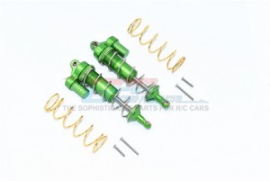 GPM TXMS125F/R/L ALUMINUM FRONT/REAR L-SHAPE PIGGY BACK SPRING DAMPERS 125MM 1/10 4WD MAXX MONSTER TRUCK -89076 - GREEN - TXMS125F/R/L-G-S