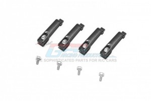 GPM TRX6ZSP7 SCALE ACCESSORIES: ALUMINUM DOOR HANDLE FOR TRAXXAS TRX6 - TRX6ZSP7-BK