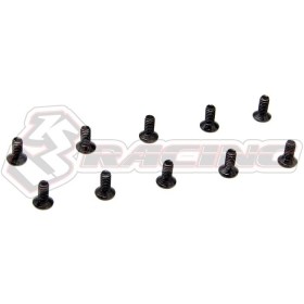 3RACING TS-SFS205 M2 x 5 Flat Head Hex Socket (10pcs) - TS-SFS205