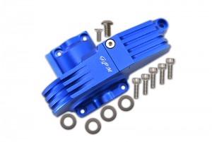 GPM TXMS038GC ALU MAIN GEAR COVER 1/10 RC TRAXXAS MAXX Monster / 1/8 MAXX SLASH 6S 102076-4 - BLUE - TXMS038GC-B