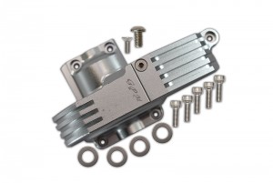 GPM TXMS038GC ALU MAIN GEAR COVER 1/10 RC TRAXXAS MAXX Monster / 1/8 MAXX SLASH 6S 102076-4 - SILVER - TXMS038GC-S