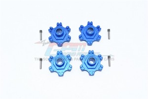 GPM MAF010+6MM/2 ALU WHEEL HEX +6MM OFFSET RC ARRMA INFRACTION LIMITLESS MOJAVE TYPHON SENTON - BLUE - MAF010+6MM/2-B