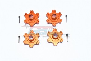 GPM MAF010+6MM/2 ALU WHEEL HEX +6MM OFFSET RC ARRMA INFRACTION LIMITLESS MOJAVE TYPHON SENTON - ORANGE - MAF010+6MM/2-OR