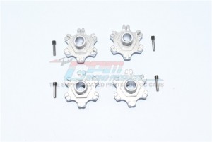 GPM MAF010+6MM/2 ALU WHEEL HEX +6MM OFFSET RC ARRMA INFRACTION LIMITLESS MOJAVE TYPHON SENTON - SILVER - MAF010+6MM/2-S