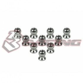 3RACING  3RAC-BS58H5S Steel 5.8MM Hex Ball Stud L=5 - 3RAC-BS58H5S