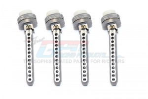 ALUMINIUM FRONT+REAR ADJUSTABLE MAGNET BODY POSTS (OD 20MM MAGNET) TRAXXAS XO-01 - XO201FR-GS