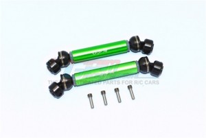 GPM CC2037SA STEEL ALUMINIUM FRONT AND REAR CVD DRIVE SHAFT 1/10 TAMIYA CC-02 - CC2037SA-G
