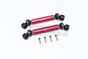GPM CC2037SA STEEL ALUMINIUM FRONT AND REAR CVD DRIVE SHAFT 1/10 TAMIYA CC-02 - RED - CC2037SA-R