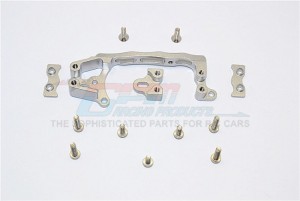 GPM SCX2024 ALUMINIUM SERVO MOUNT AXIAL RACING SCX10 II - GUN SILVER - SCX2024-GS