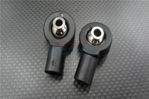 GPM BJ054/BE-BK NYLON BLACK BALL ENDS WITH STEEL BALLS  HPI RACING BAJA 5B SS - BJ054/BE-BK