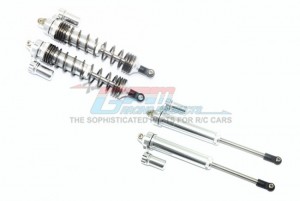 GPM RACING UDR13960RR/L ALUMINUM REAR L-SHAPE PIGGY BACK DAMPER 1/7 UNLIMITED DESERT RACER PRO-SCALE 4X4-85076-4 - SILVER - UDR13960RR/L-S