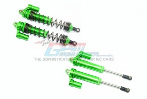 GPM RACING UDR135FFX/L ALUMINUM FRONT L-SHAPE PIGGY BACK DAMPER (135MM)  1/7 UNLIMITED DESERT RACER PRO-SCALE 4X4-85076-4 - GREEN - UDR135FFX/L-G-BEBK