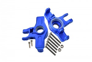 GPM RACING UDR021 ALUMINUM FRONT KNUCKLE ARMS 8552  TRAXXAS 1/7 UNLIMITED DESERT RACER PRO-SCALE 4X4-85076-4 - BLUE - UDR021-B