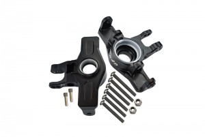 GPM RACING UDR021 ALUMINUM FRONT KNUCKLE ARMS 8552  TRAXXAS 1/7 UNLIMITED DESERT RACER PRO-SCALE 4X4-85076-4 - BLACK - UDR021-BK