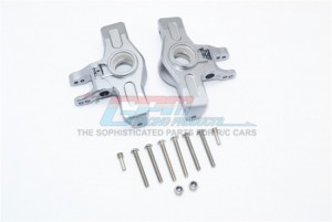 GPM RACING UDR021 ALUMINUM FRONT KNUCKLE ARMS 8552  TRAXXAS 1/7 UNLIMITED DESERT RACER PRO-SCALE 4X4-85076-4 - GUN SILVER - UDR021-GS