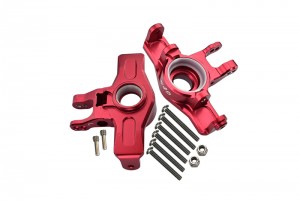 GPM RACING UDR021 ALUMINUM FRONT KNUCKLE ARMS 8552  TRAXXAS 1/7 UNLIMITED DESERT RACER PRO-SCALE 4X4-85076-4 - RED - UDR021-R