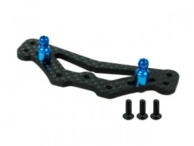 3RACING  FF03-16/WO Graphite Rear Shock Tower For TAMIYA FF03 - FF03-16/WO