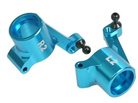 3RACING GB-04/2/LB Rear Aluminum Hub Carrier (2 Degree) For GB-01 GB-01T GT-01 - GB-04/2/LB