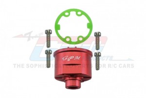 GPM ER011 ALUMINIUM FRONT / REAR DIFFERENTIAL CARRIER TRAXXAS E-REVO - Red - ER011-R