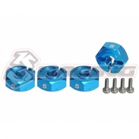 3RACING 3RAC-WX125 Aluminum Wheel Adaptor - 5mm For 1/10 RC SAKURA S64 D4 CAR - 3RAC-WX125/LB