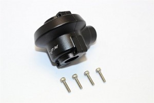 ALUMINIUM FRONT/REAR DIFF HOUSING TRAXXAS E-REVO - Black - ER012-BK