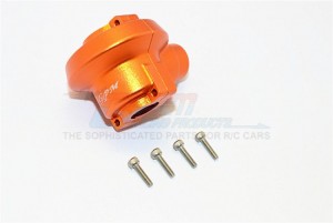 ALUMINIUM FRONT/REAR DIFF HOUSING TRAXXAS E-REVO - Orange - ER012-OR