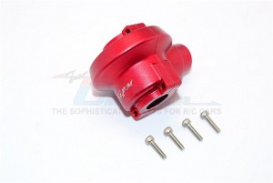 ALUMINIUM FRONT/REAR DIFF HOUSING TRAXXAS E-REVO - Red - ER012-R