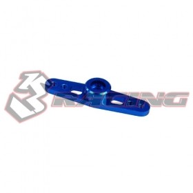 3RACING 3RAC-HKD26 2.6mm Aluminium Double Servo Arm For Ko Propo/Sanwa - 3RAC-HKD26/BU