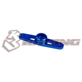 3RACING 3RAC-HKD30 3.0 mm Aluminium Double Servo Arm For Ko Propo/Sanwa - 3RAC-HKD30/BU