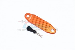 GPM CC20126 ALUMINUM BATTERY HOLD-DOWN  1/10 4WD R/C TAMIYA MERCEDES-BENZ G500 CC-02 58675 - ORANGE - CC20126-OR