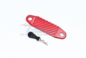 GPM CC20126 ALUMINUM BATTERY HOLD-DOWN  1/10 4WD R/C TAMIYA MERCEDES-BENZ G500 CC-02 58675 - RED - CC20126-R