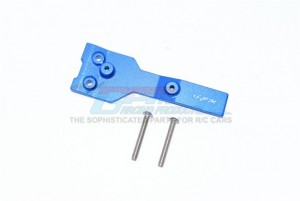 GPM TXMS016R ALUMINUM REAR CHASSIS LINK PROTECTOR 1/10 TRAXXAS 4WD MAXX MONSTER TRUCK 89076 - BLUE - TXMS016R-B