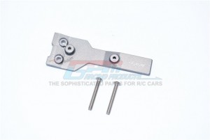 GPM TXMS016R ALUMINUM REAR CHASSIS LINK PROTECTOR 1/10 TRAXXAS 4WD MAXX MONSTER TRUCK 89076 - GUN SILVER - TXMS016R-GS
