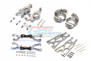 GPM TXM54551921 ALUMINUM FRONT UPPER LOWER ARMS C HUBS KNCUKLE ARMS SET FOR X-MAXX TRAXXAS X-MAXX - TXM54551921-GS