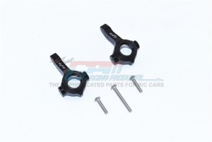 GPM CC2021 ALUMINUM FRONT KNUCKLE ARMS TAMIYA CC-02 CHASSIS - BLACK - CC2021-BK