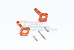 GPM CC2021 ALUMINUM FRONT KNUCKLE ARMS TAMIYA CC-02 CHASSIS - ORANGE - CC2021-OR