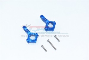 GPM CC2021 ALUMINUM FRONT KNUCKLE ARMS TAMIYA CC-02 CHASSIS - BLUE - CC2021-B