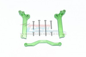 GPM TXMS028 ALUMINUM FRONT SHOCK MOUNT 1/10 RC TRAXXAS 4WD MAXX MONSTER TRUCK 89076 - GREEN - TXMS028-G