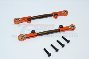 GPM RACING BMT057A/ST SPRING STEEL REAR ADJUSTABLE TIE ROD WITH ALLOY ENDS(4MM ANTI CROSS-THREAD, TO EXTEND 78MM-85MM HPI RACING BULLET NITRO 3.0 - BMT057A/ST-OC-BEOR
