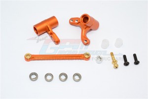 GPM RACING BMT048 ALLOY STEERING ASSEMBLY WITH BEARINGS HPI RACING BULLET NITRO 3.0 - BMT048-OR