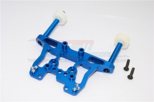 GPM RACING BMT028  ALLOY FRONT/REAR DAMPER MOUNT WITH  BODY POSTS HPI RACING BULLET NITRO 3.0 - BLUE - BMT028-B