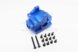 GPM RACING BMT012 ALLOY FRONT/REAR GEAR BOX BULLET NITRO 3.0 - BLUE - BMT012-B